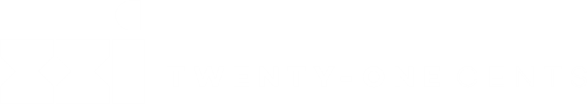 21cents Logo white vertical